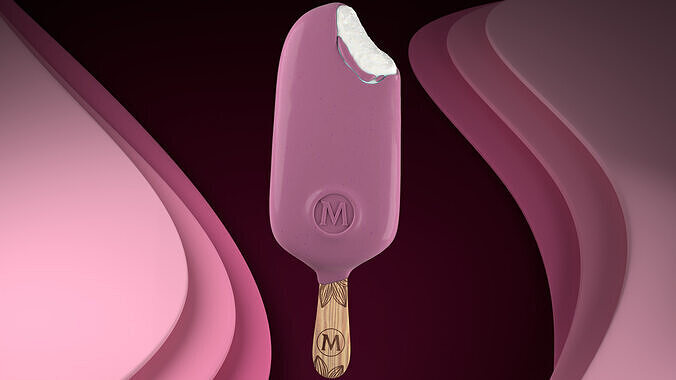 Magnum Ice Cream Bar Collection 3D model 3