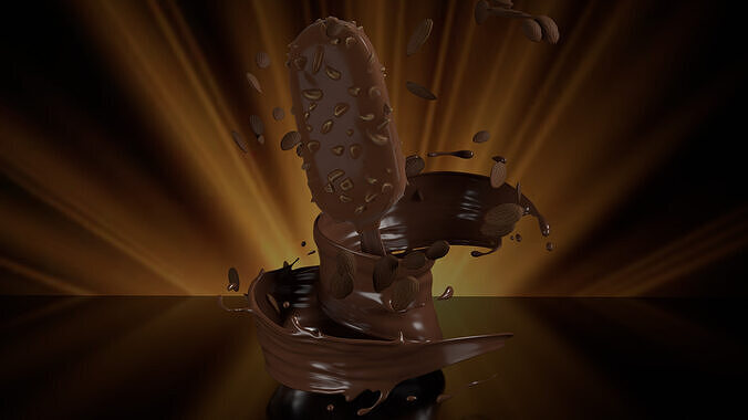 Magnum Ice Cream Bar Collection 3D model 5