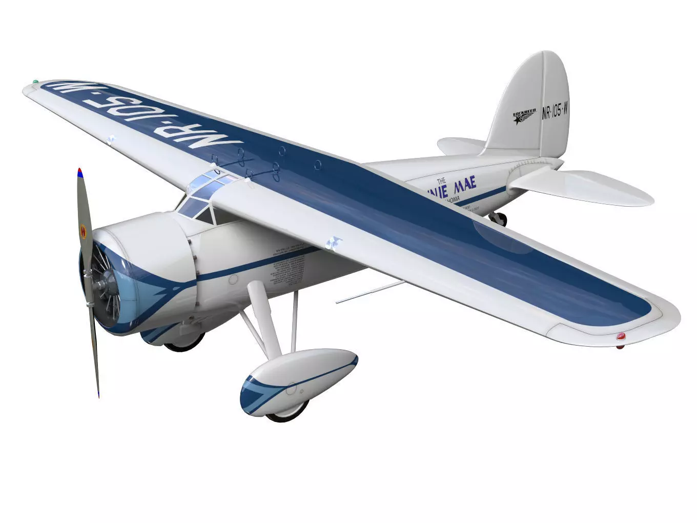 LOCKHEED VEGA 5B 3D model_0