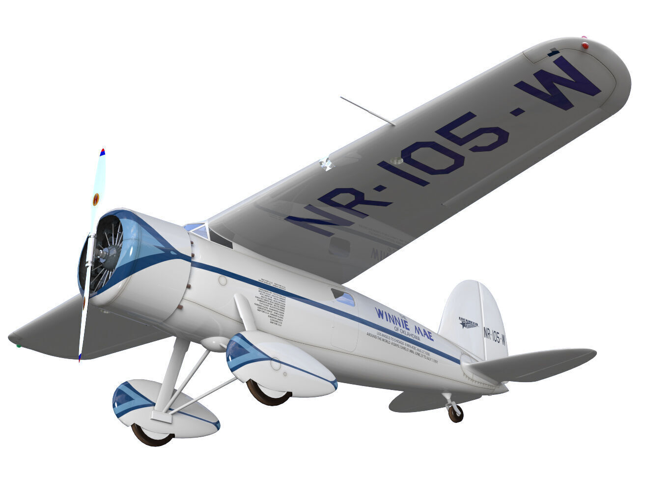 LOCKHEED VEGA 5B 3D model_3