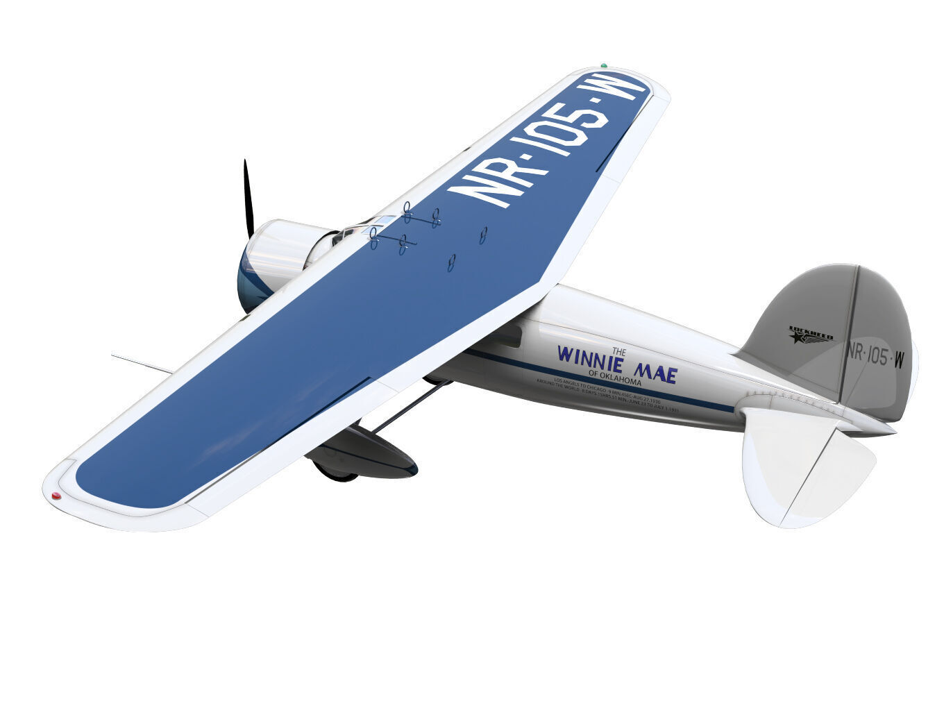 LOCKHEED VEGA 5B 3D model_1