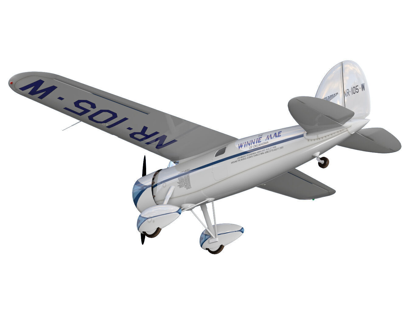 LOCKHEED VEGA 5B 3D model_5