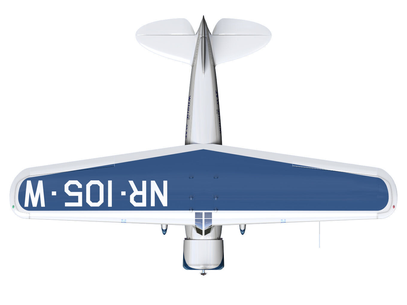 LOCKHEED VEGA 5B 3D model_11