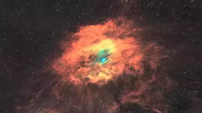 Clamshell Nebula 3D model