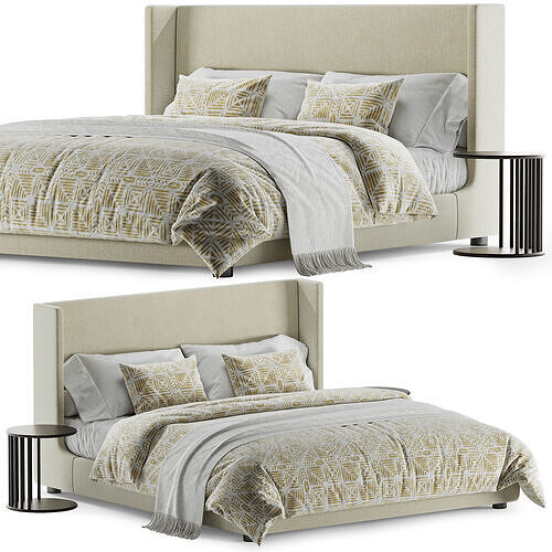 Double Dalton Bed 3D model