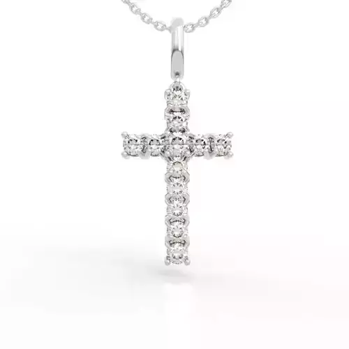 Diamond Cross Pendant