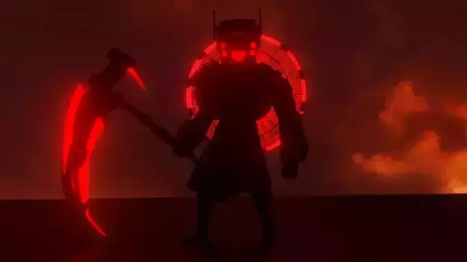 Skibidi Toilet Executioner Low-poly 3D model