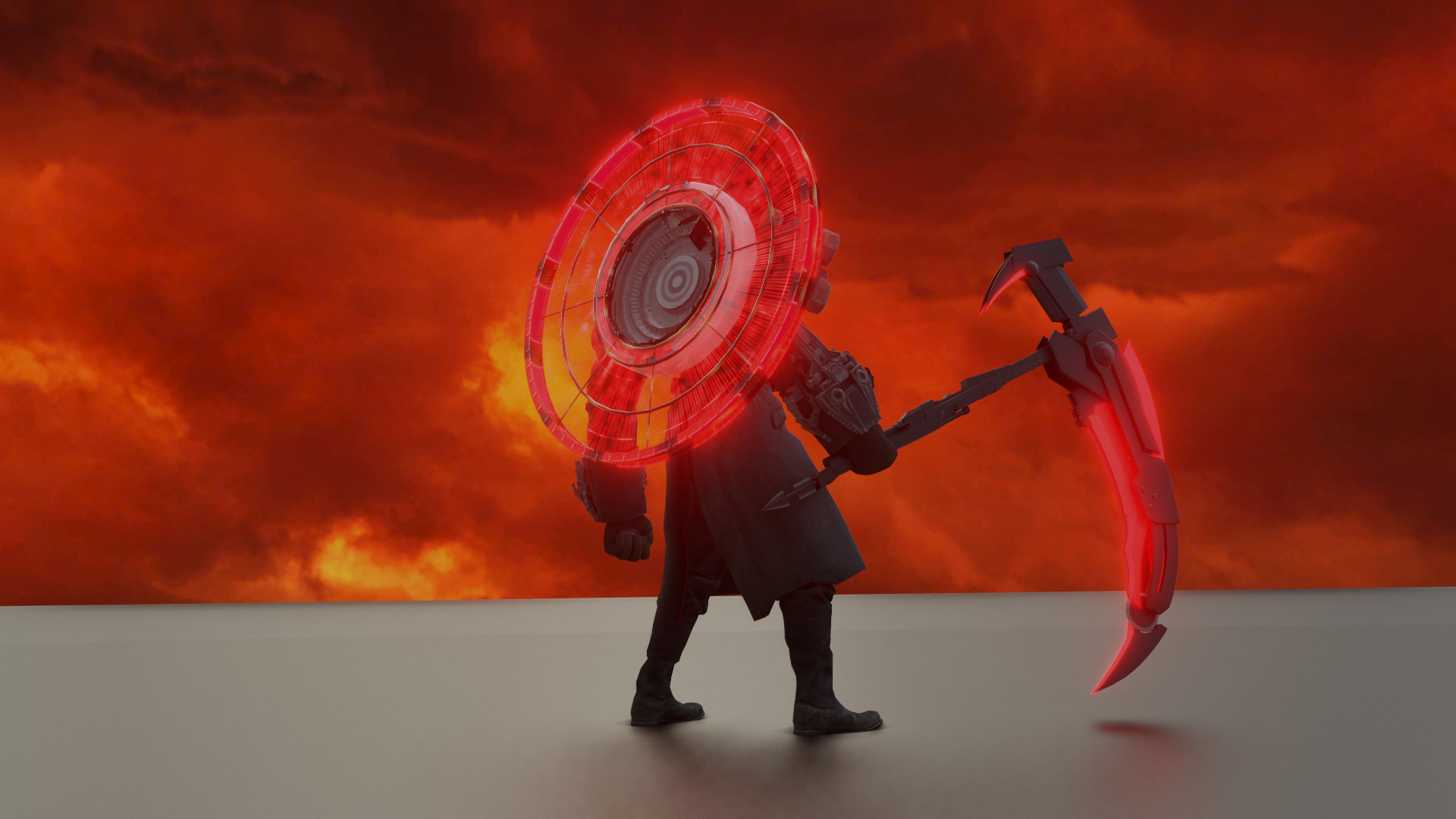 Skibidi Toilet Executioner Low-poly 3D model_8