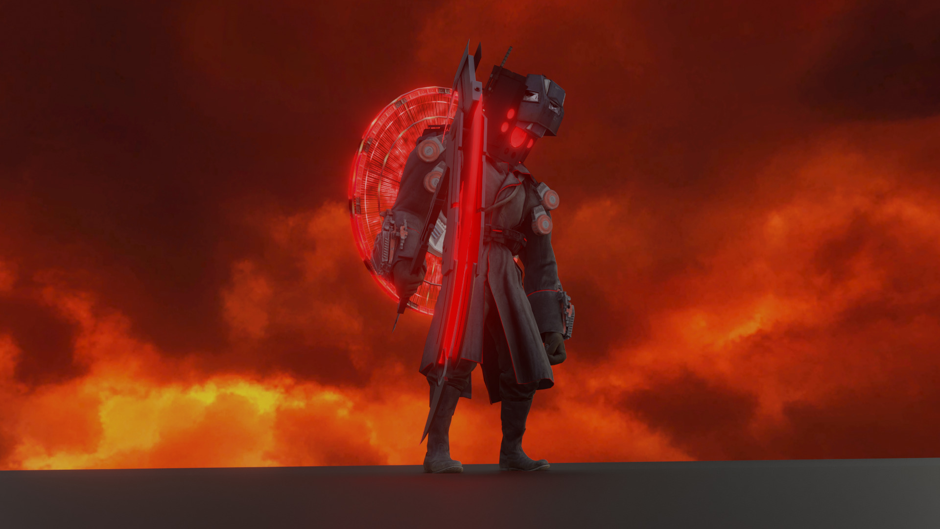 Skibidi Toilet Executioner Low-poly 3D model_7