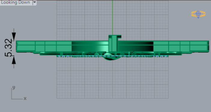 farvahar gold pendant jp0182 3D print model_9