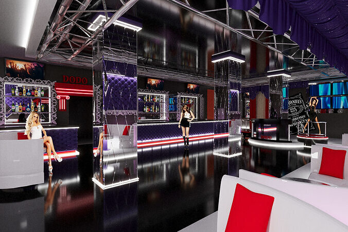 Night club 3D model
