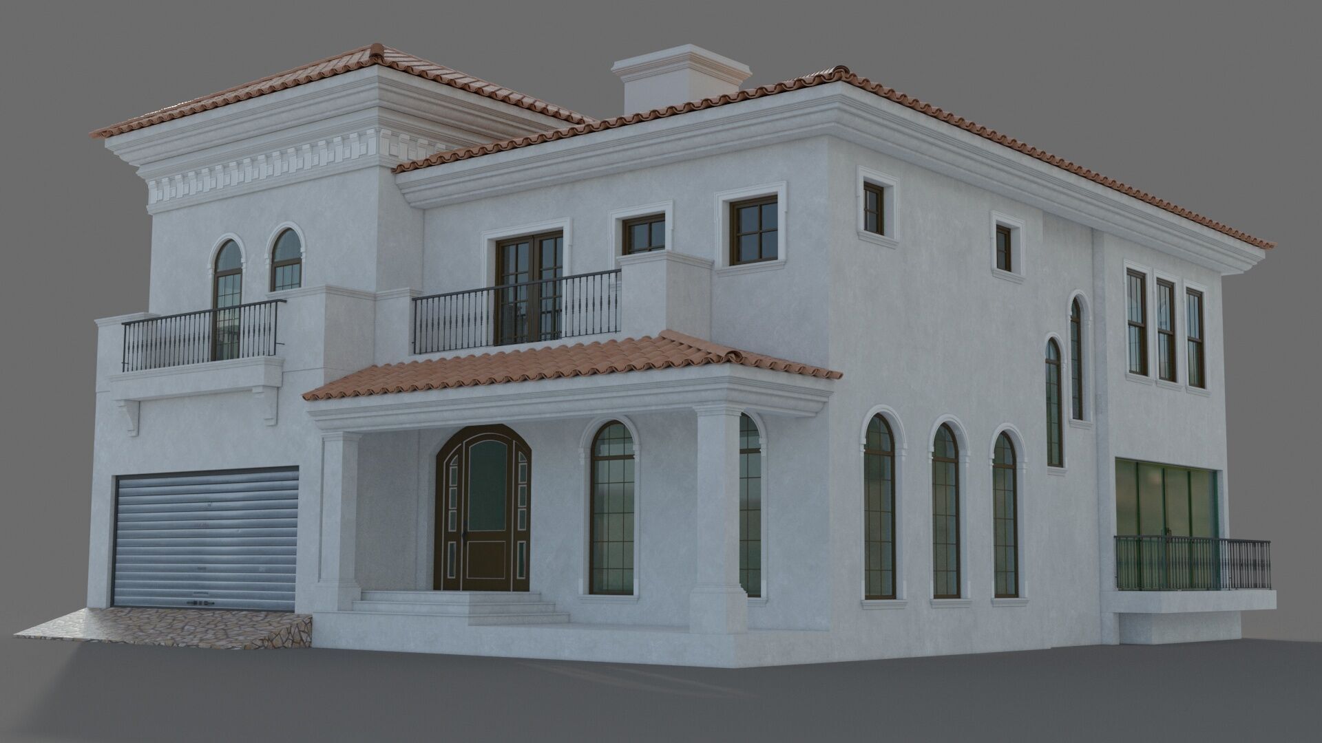 Chalet 3D model_3