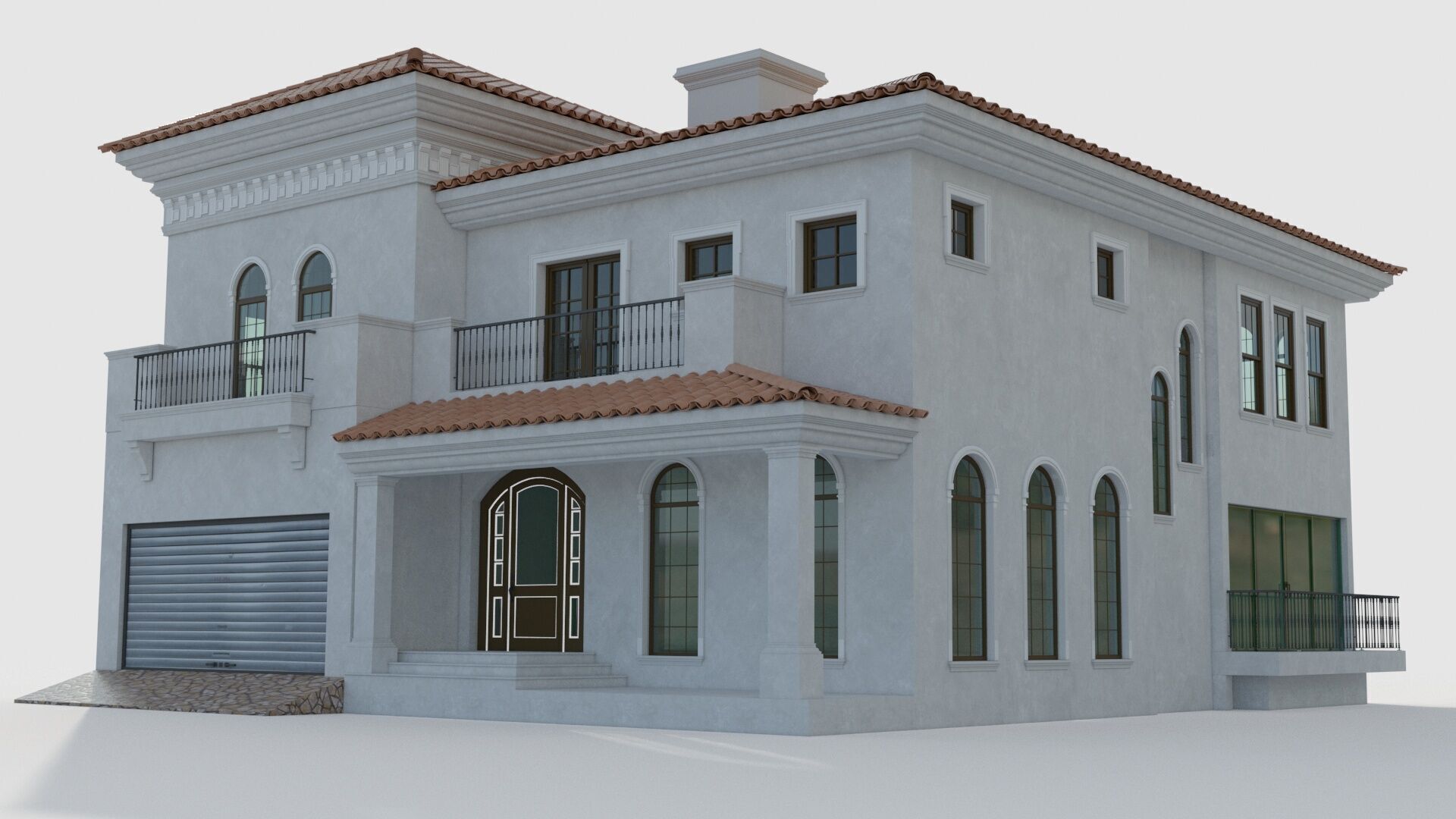 Chalet 3D model_1