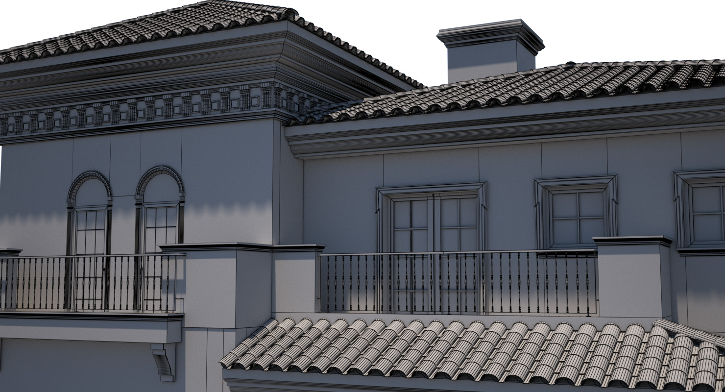 Chalet 3D model_13