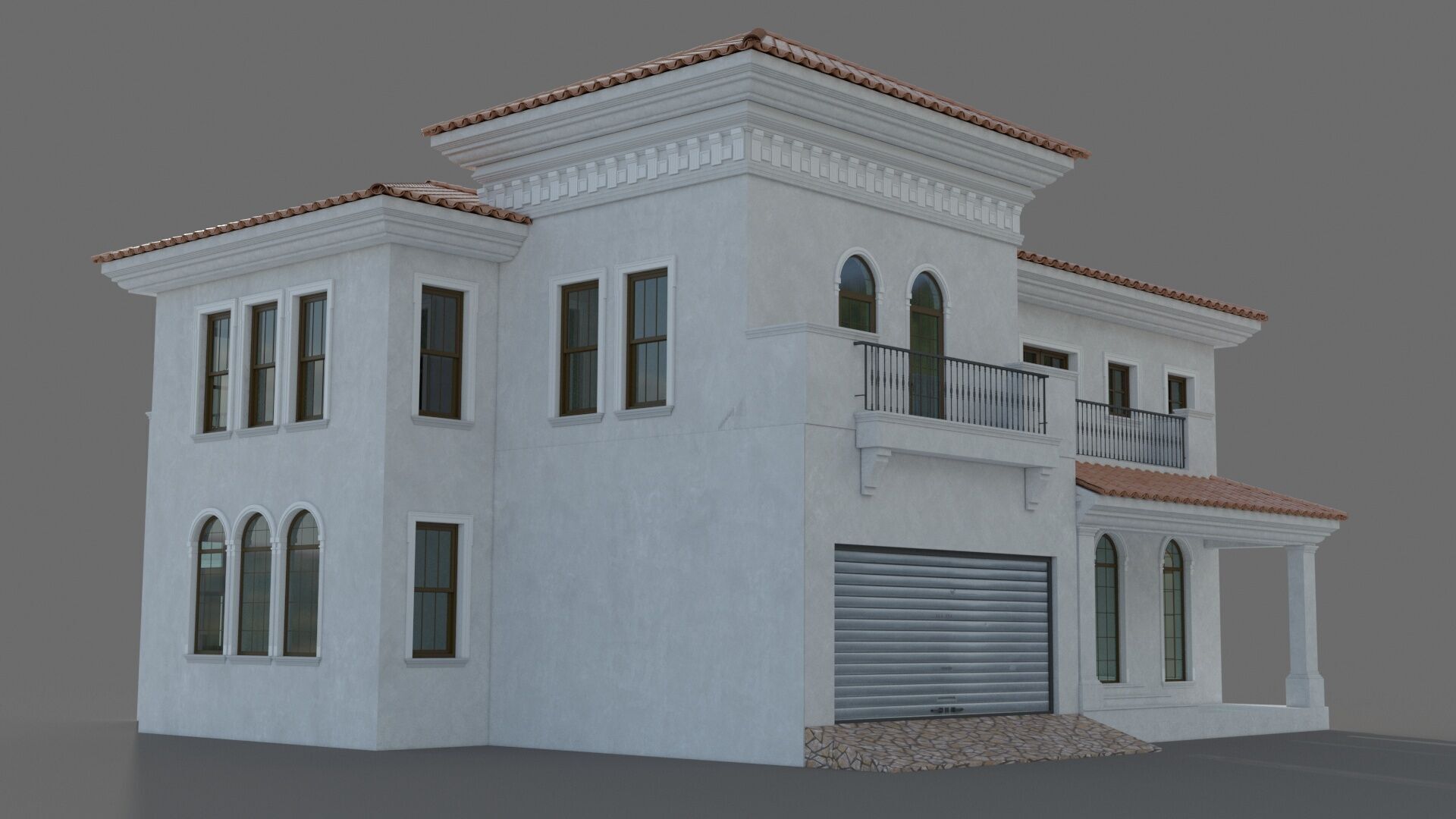Chalet 3D model_8
