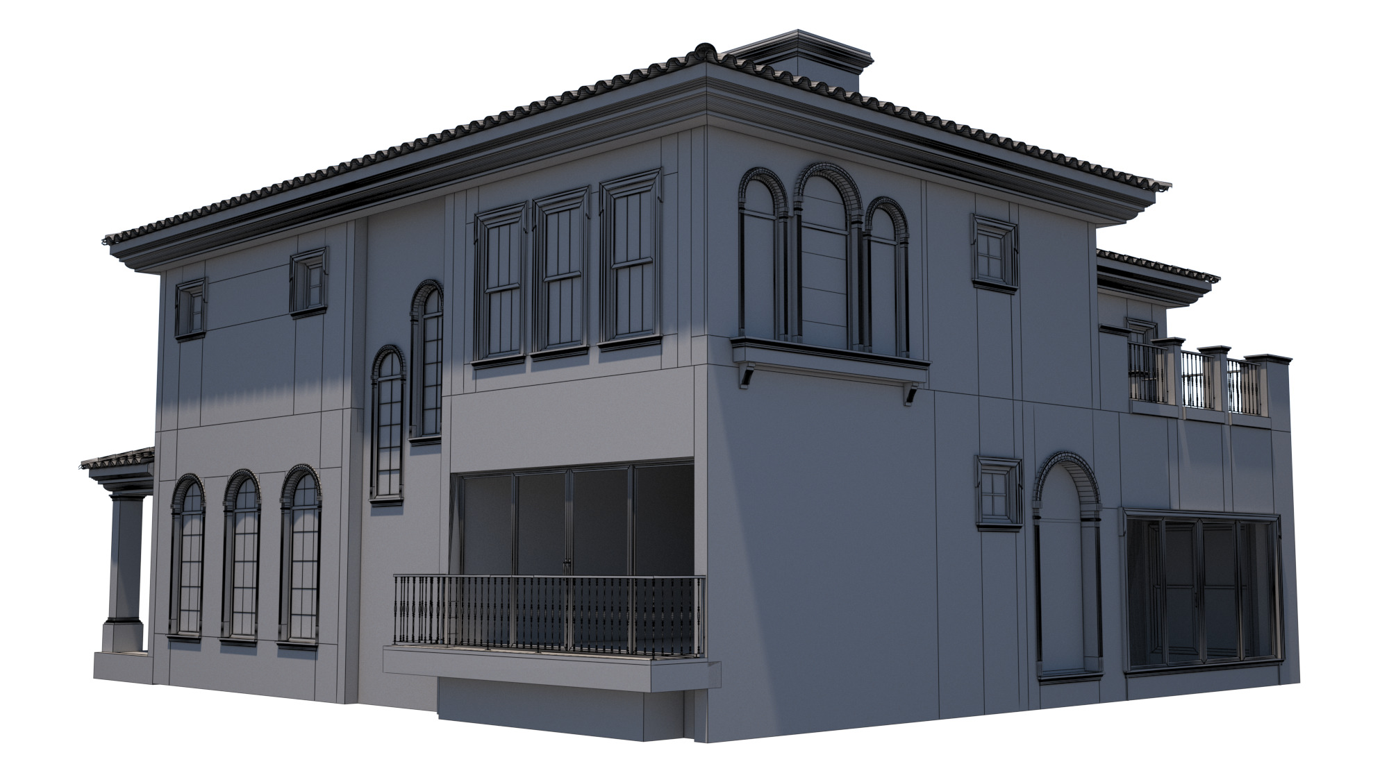 Chalet 3D model_14