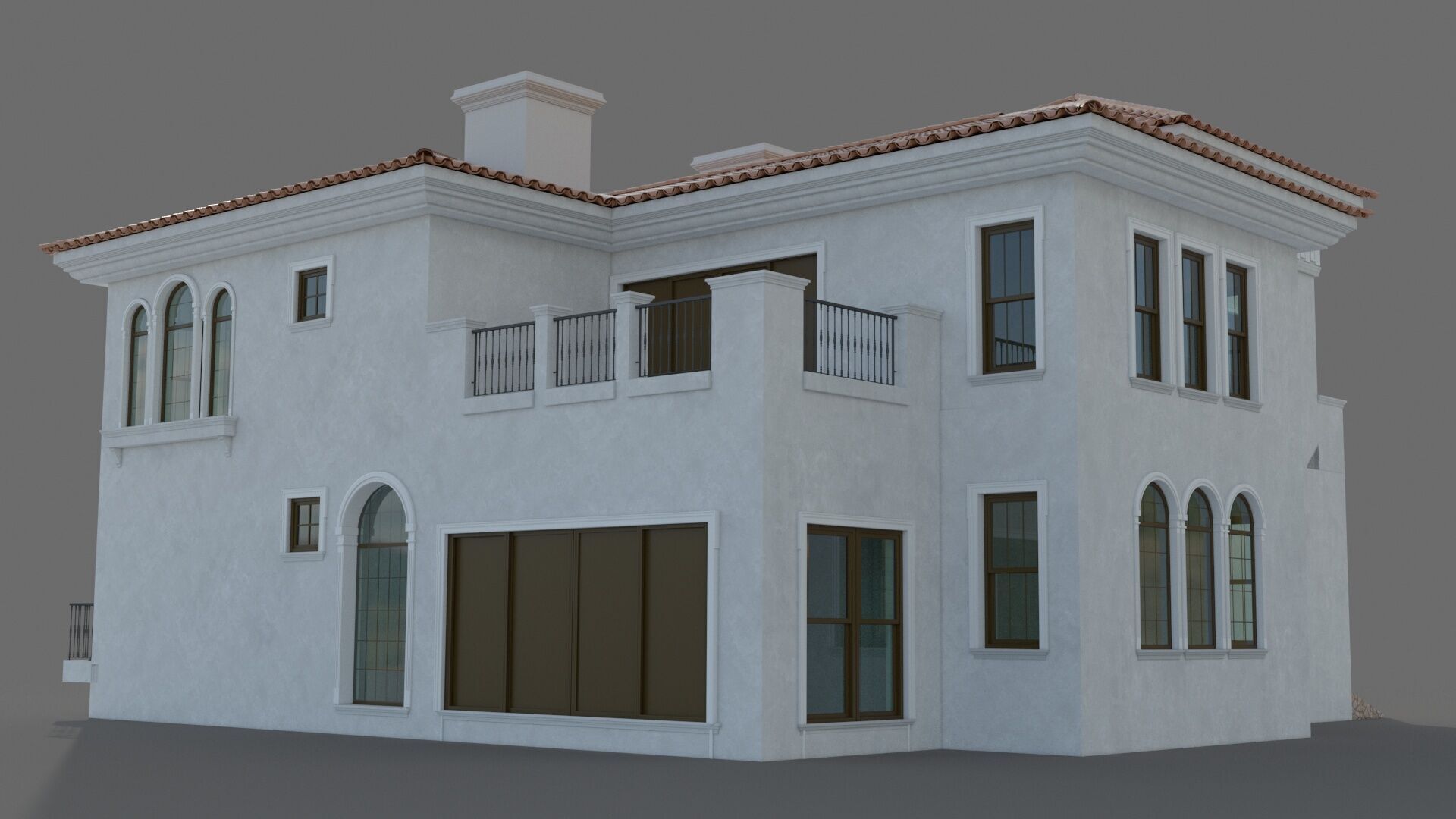 Chalet 3D model_6
