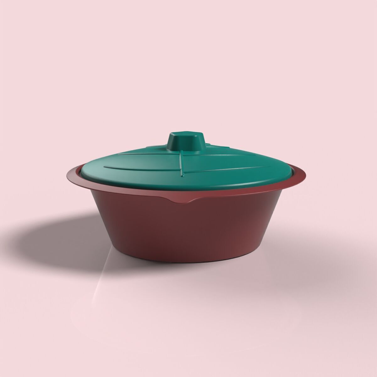 Leaf Shaped Box 3D print model_9