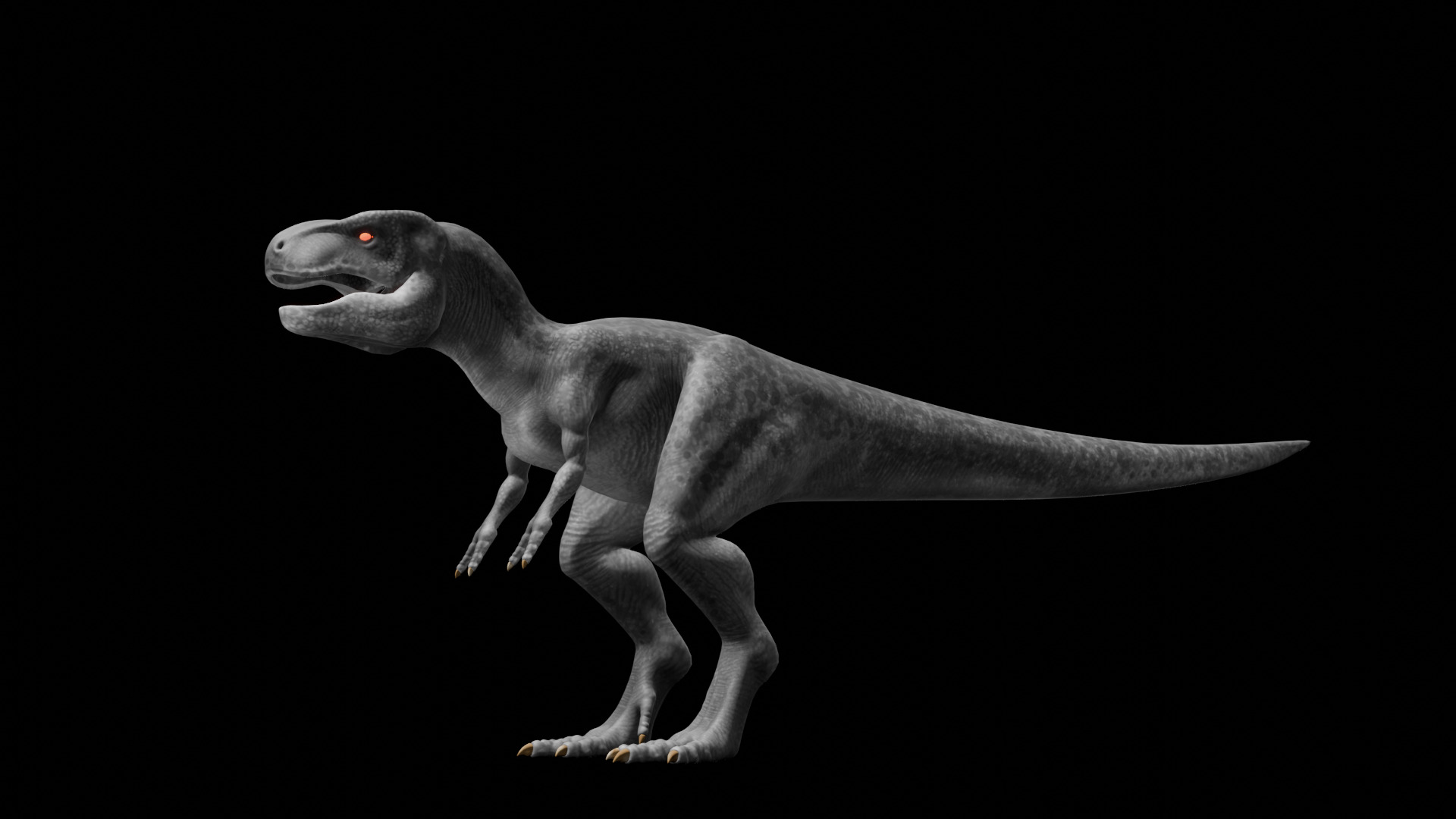 Realistic Game-Ready T-Rex Dinosaur 3D Model High Detail 3D print model_1