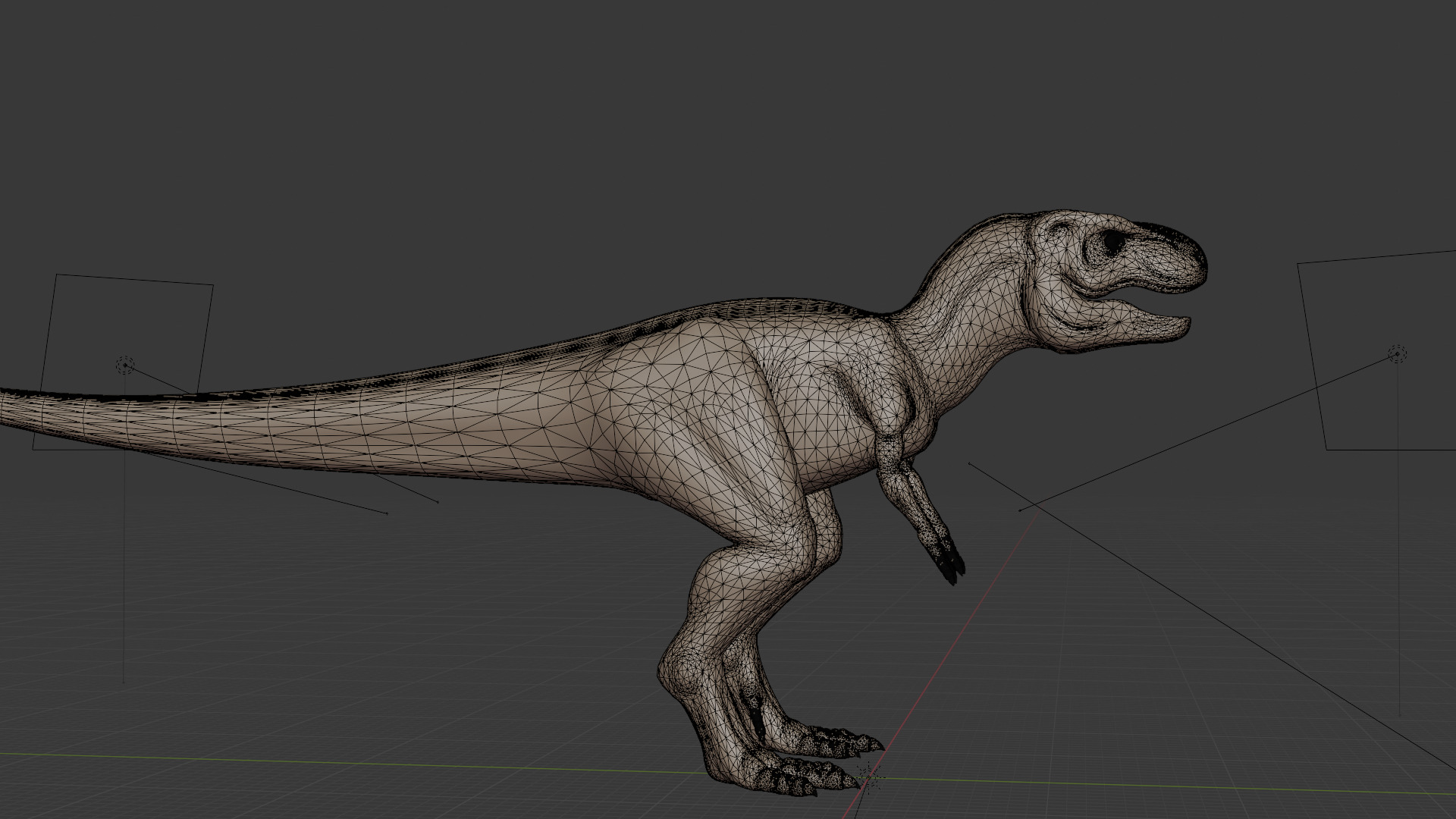 Realistic Game-Ready T-Rex Dinosaur 3D Model High Detail 3D print model_18