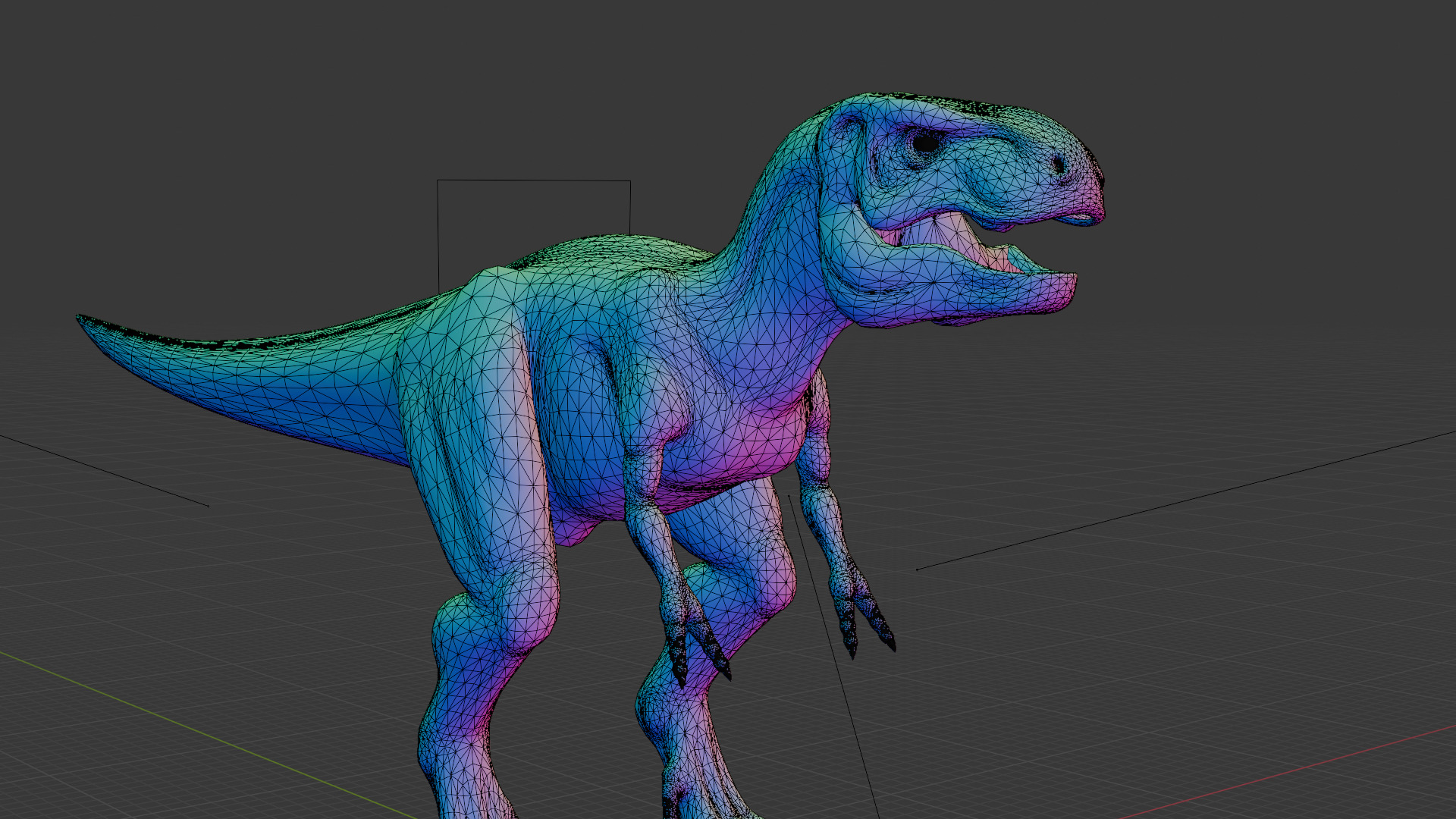Realistic Game-Ready T-Rex Dinosaur 3D Model High Detail 3D print model_15