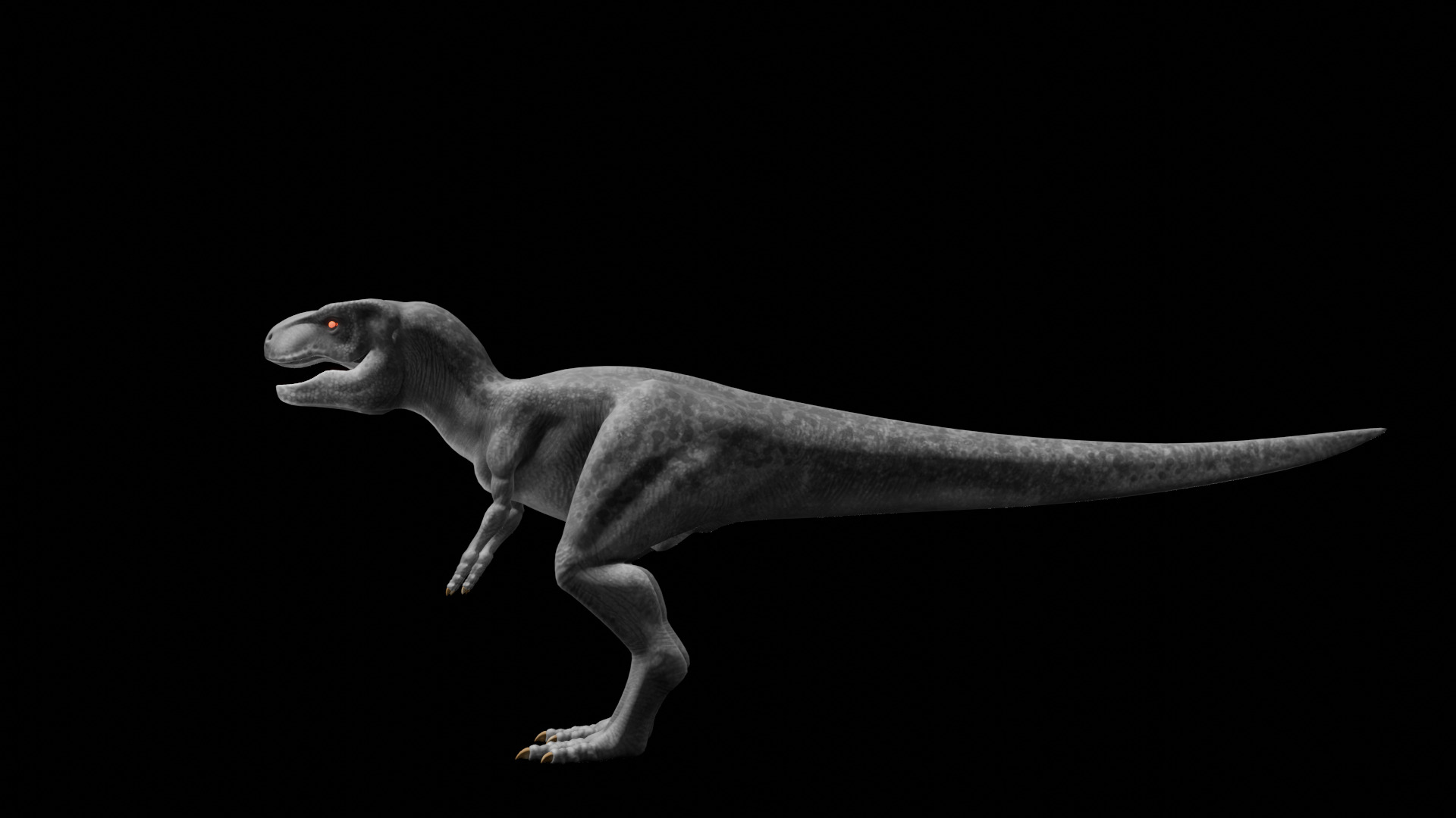 Realistic Game-Ready T-Rex Dinosaur 3D Model High Detail 3D print model_5