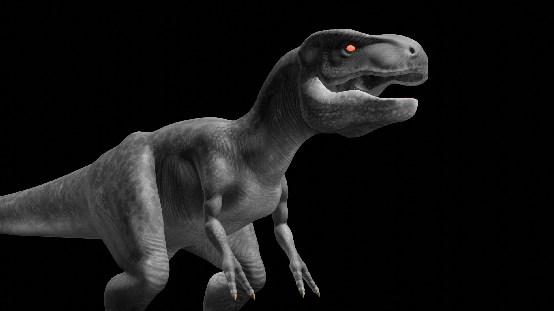 Realistic Game-Ready T-Rex Dinosaur 3D Model High Detail 3D print model_9