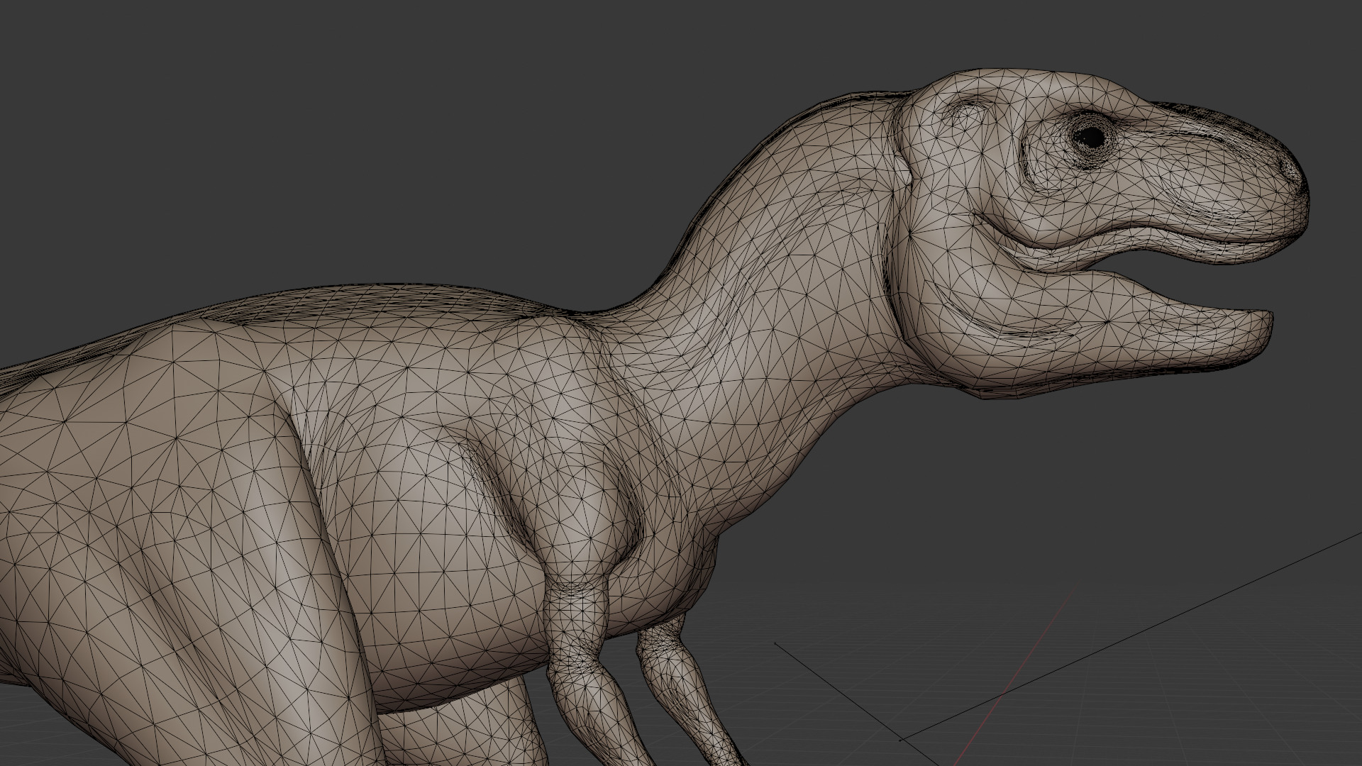 Realistic Game-Ready T-Rex Dinosaur 3D Model High Detail 3D print model_17