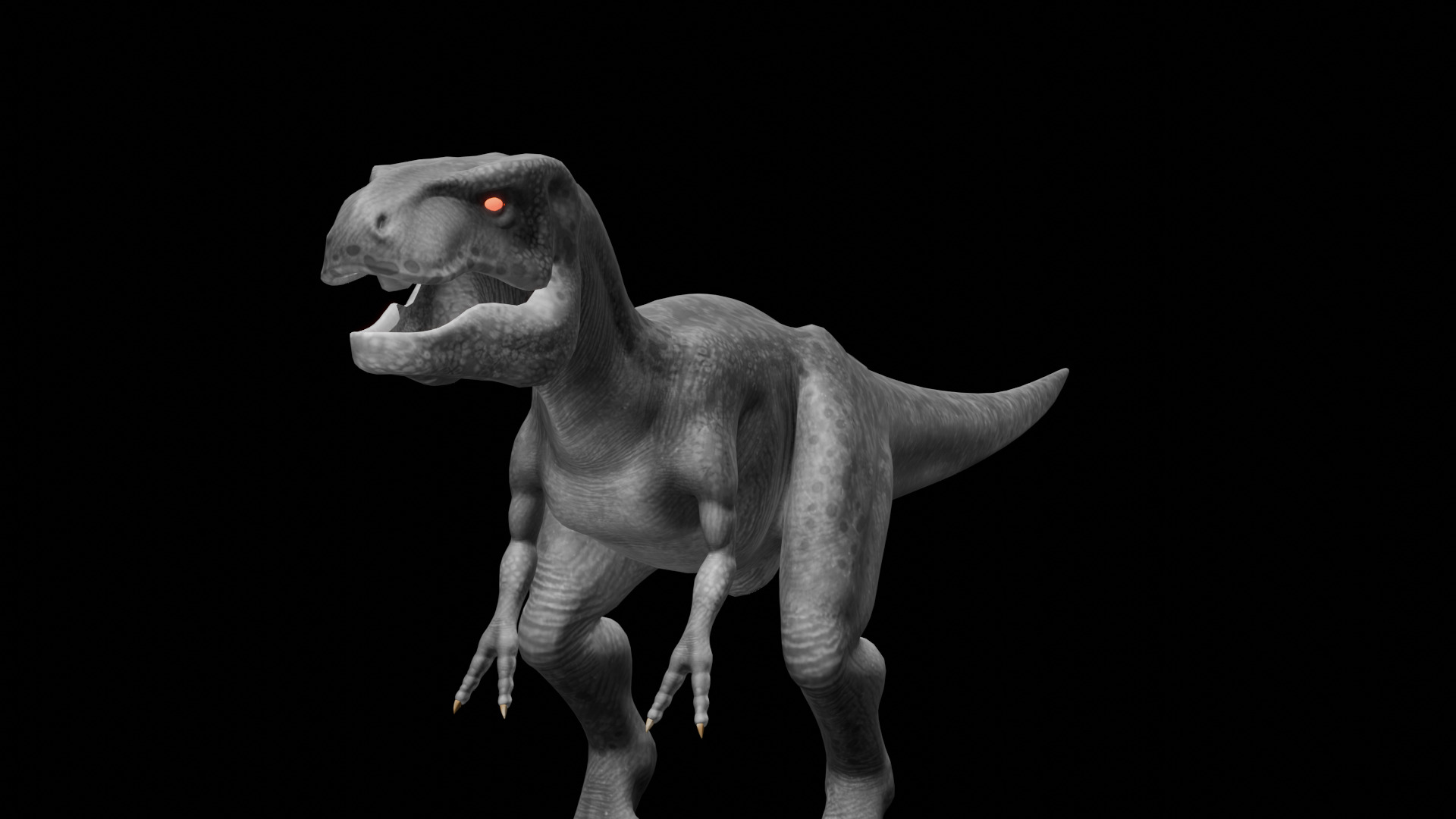 Realistic Game-Ready T-Rex Dinosaur 3D Model High Detail 3D print model_2