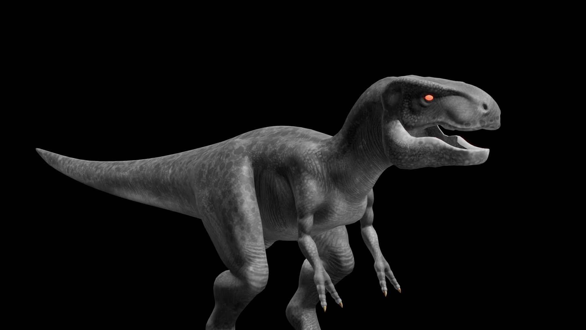 Realistic Game-Ready T-Rex Dinosaur 3D Model High Detail 3D print model_3