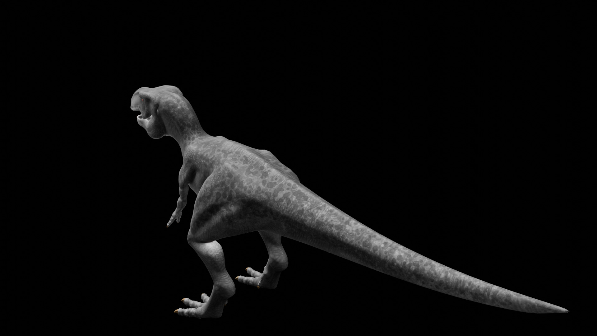 Realistic Game-Ready T-Rex Dinosaur 3D Model High Detail 3D print model_6