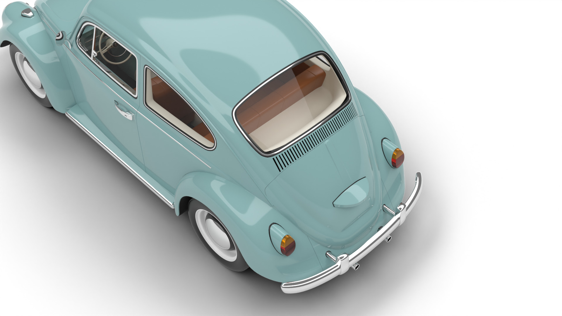 Volkswagen Beetle Type 1 1200 1965 3d model 3D model_11