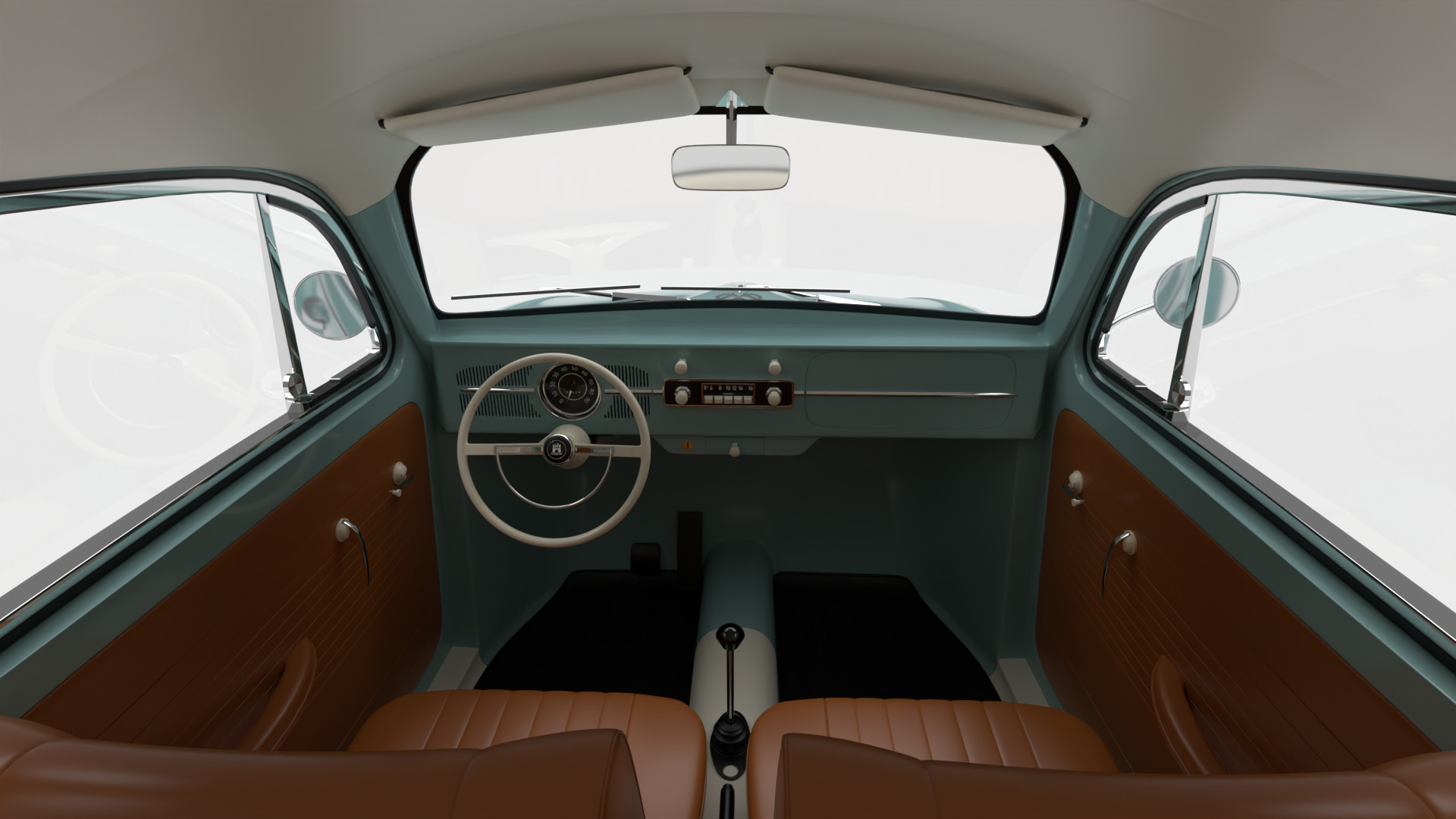 Volkswagen Beetle Type 1 1200 1965 3d model 3D model_21