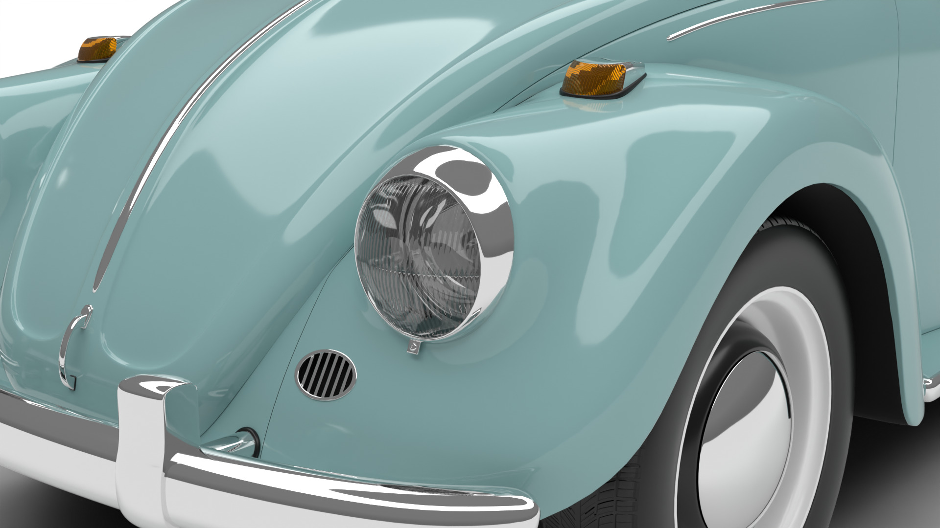 Volkswagen Beetle Type 1 1200 1965 3d model 3D model_18