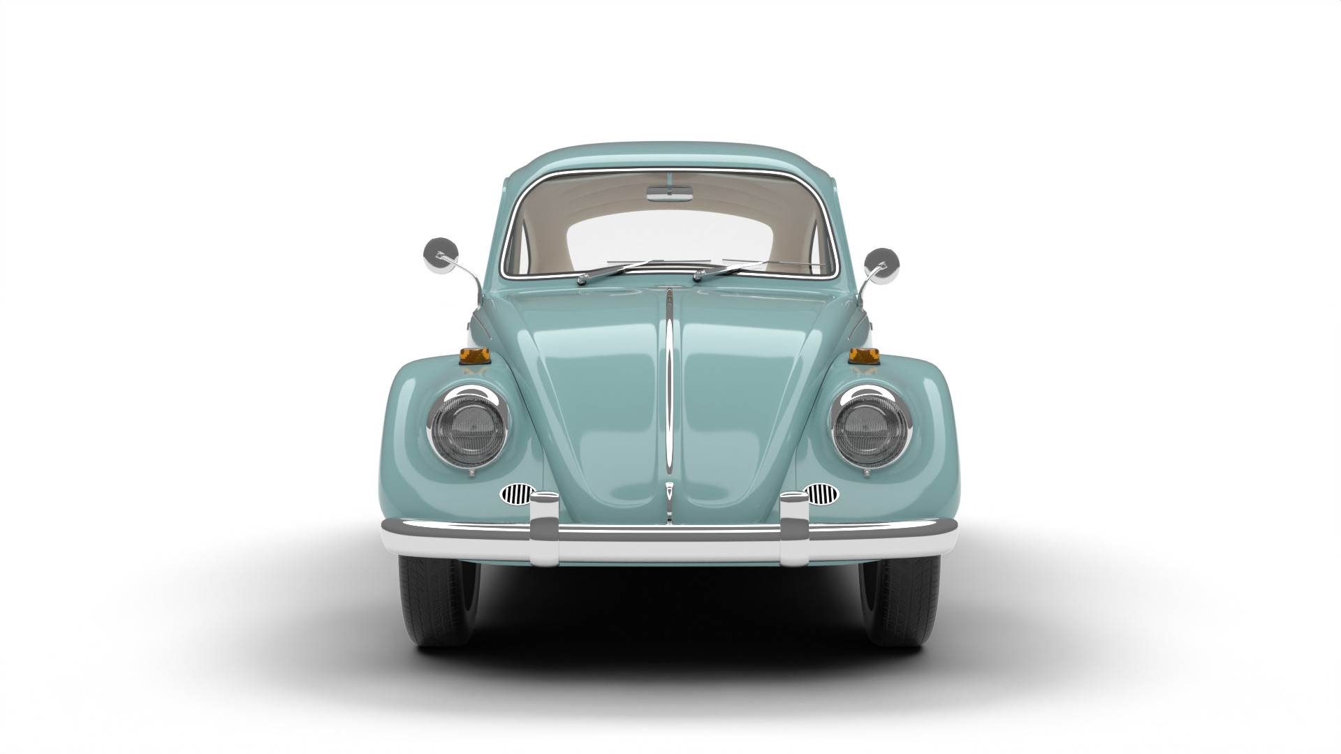 Volkswagen Beetle Type 1 1200 1965 3d model 3D model_14