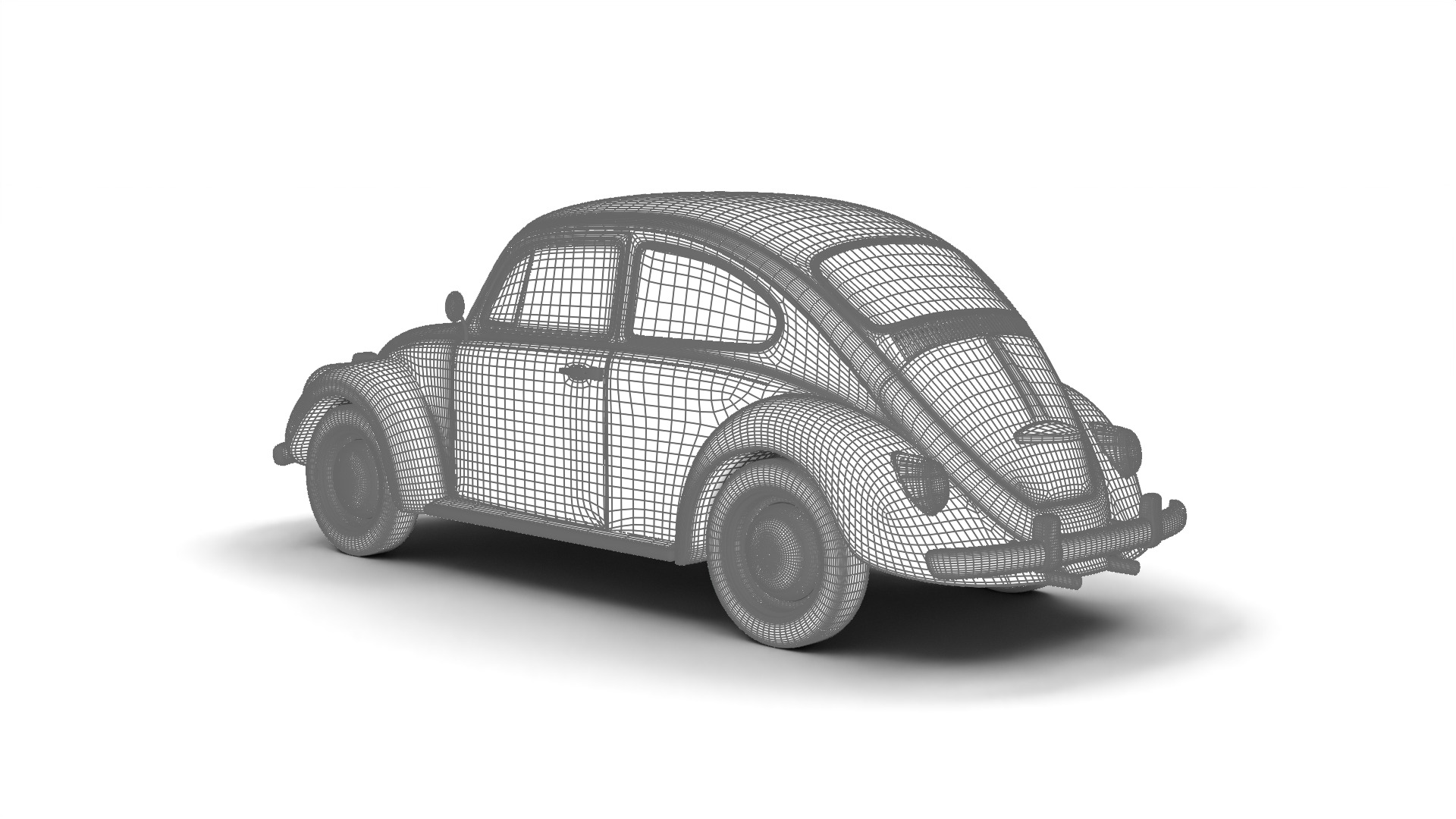 Volkswagen Beetle Type 1 1200 1965 3d model 3D model_28