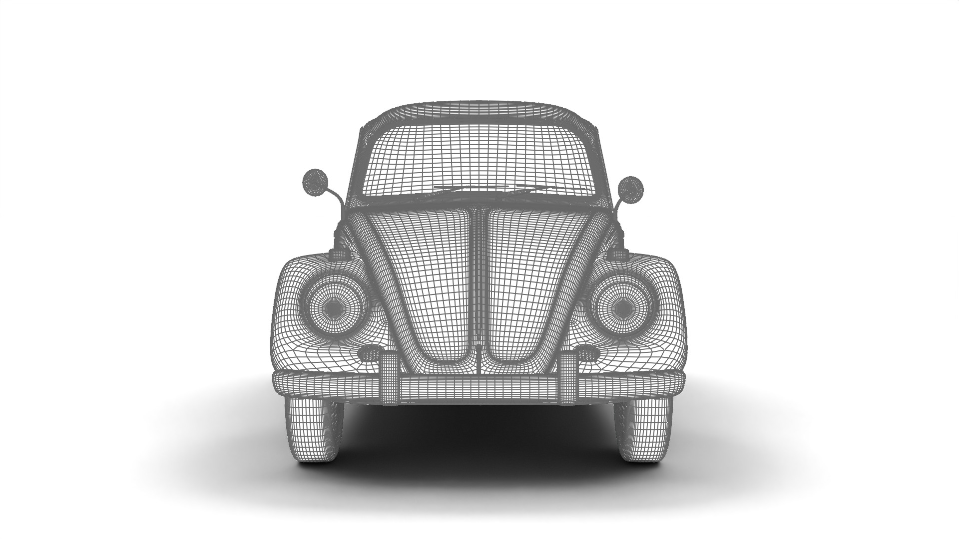 Volkswagen Beetle Type 1 1200 1965 3d model 3D model_39