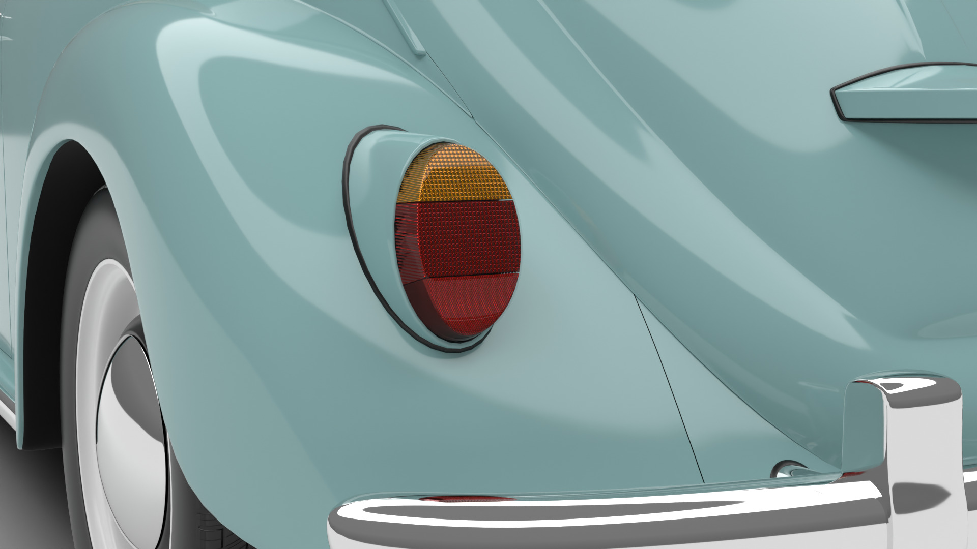 Volkswagen Beetle Type 1 1200 1965 3d model 3D model_16
