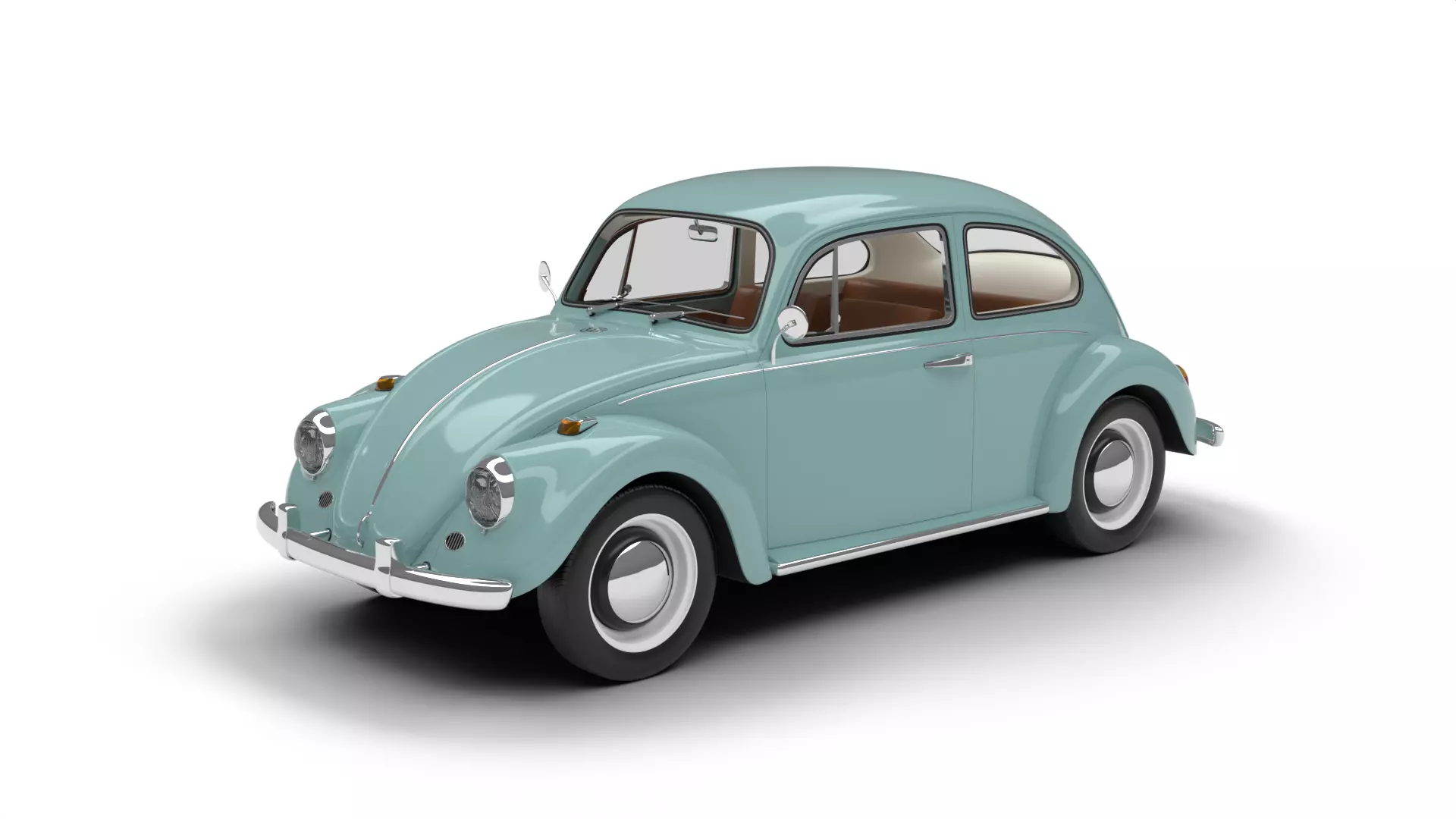 Volkswagen Beetle Type 1 1200 1965 3d model 3D model_0