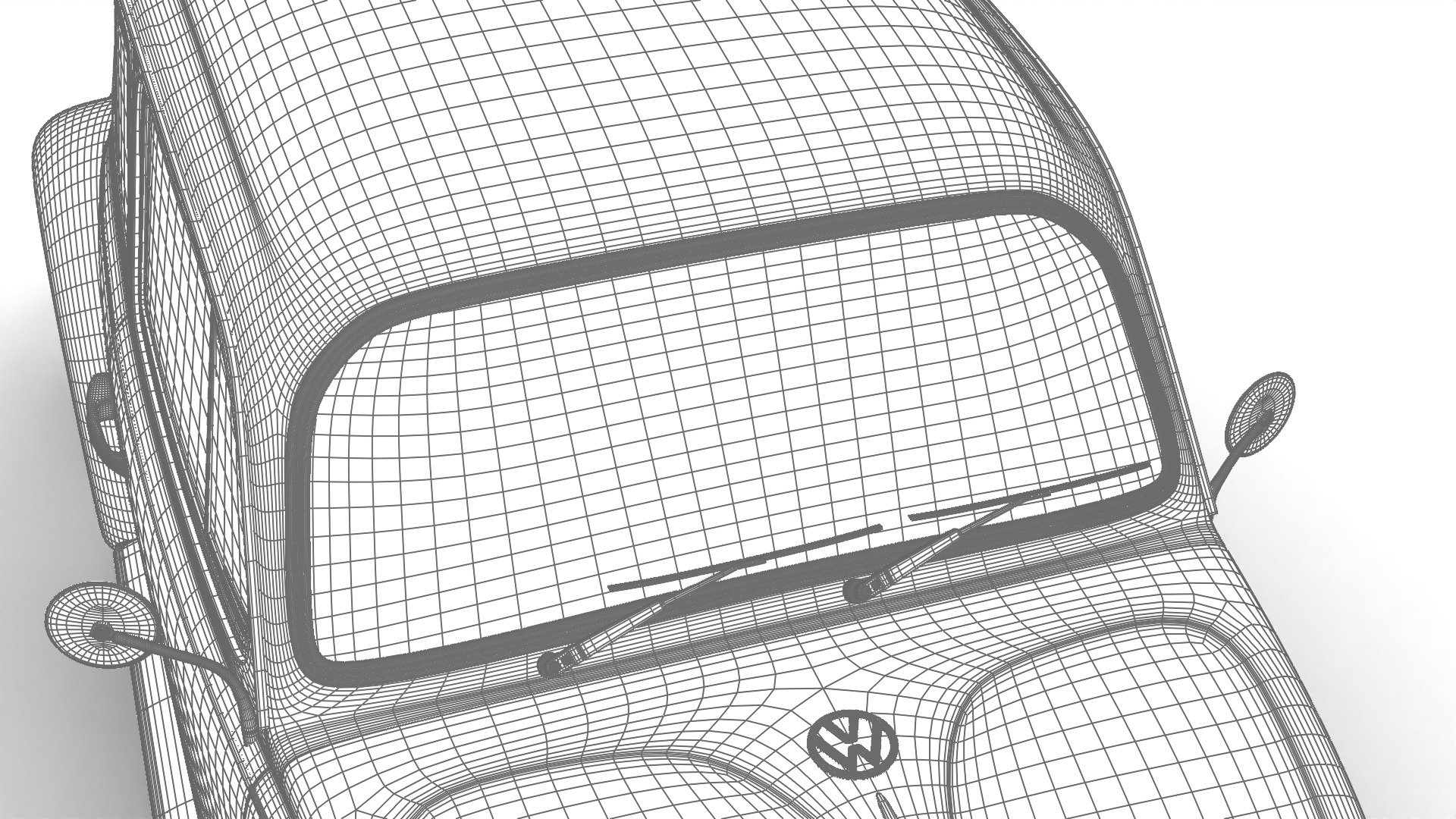 Volkswagen Beetle Type 1 1200 1965 3d model 3D model_32