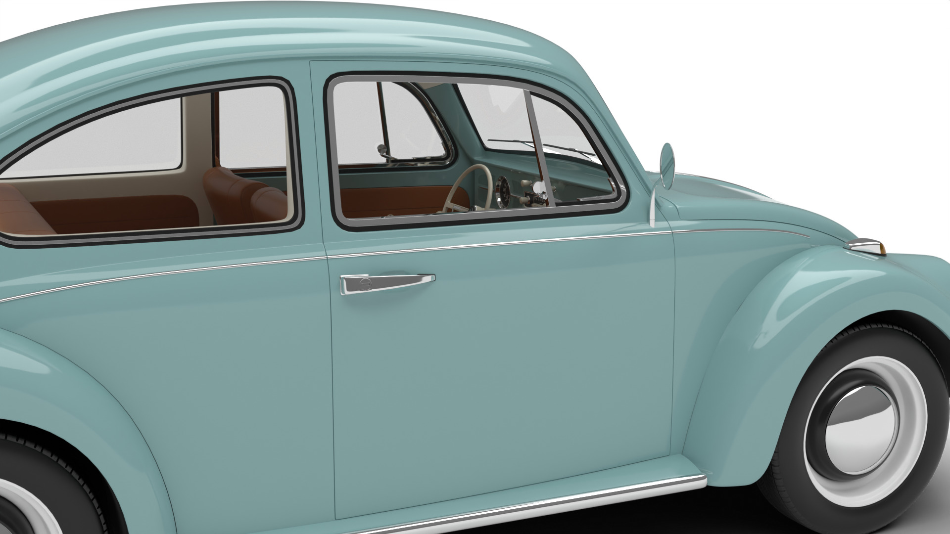 Volkswagen Beetle Type 1 1200 1965 3d model 3D model_9