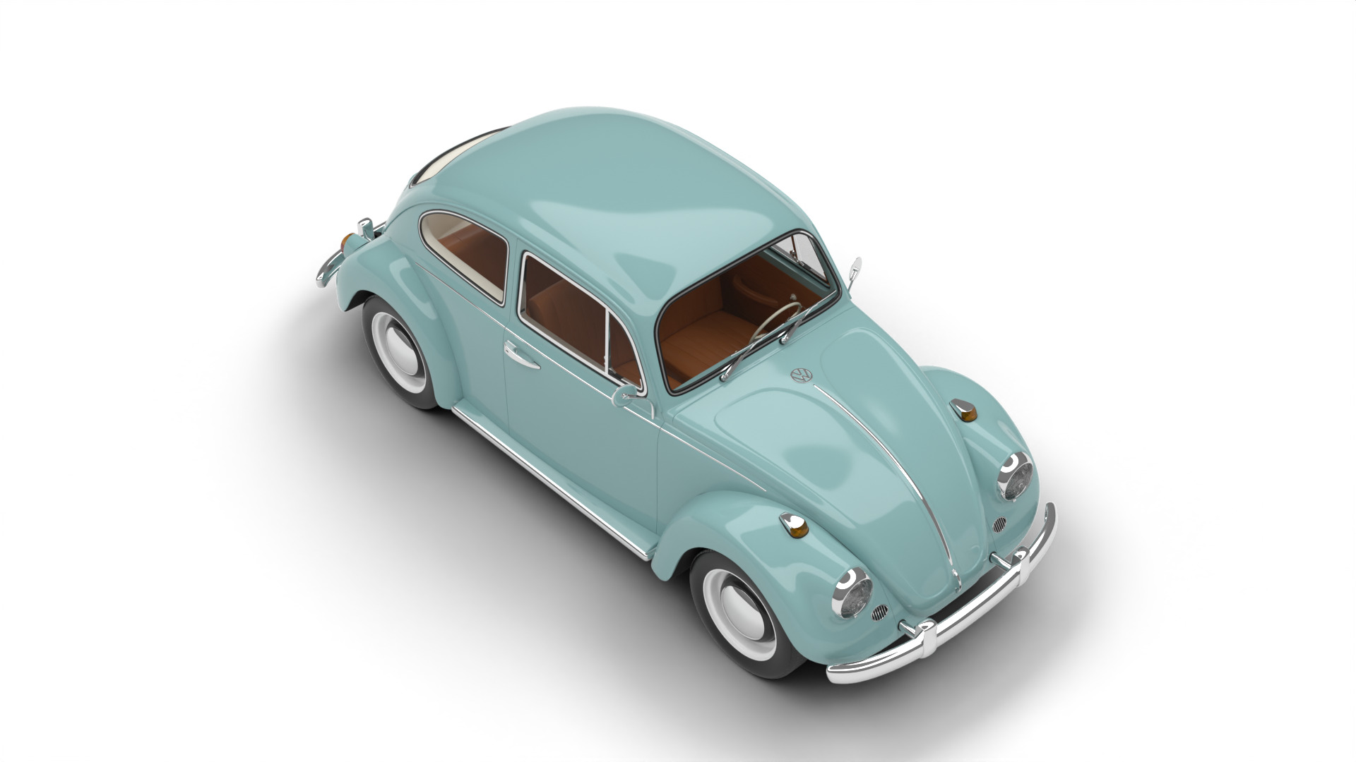 Volkswagen Beetle Type 1 1200 1965 3d model 3D model_10