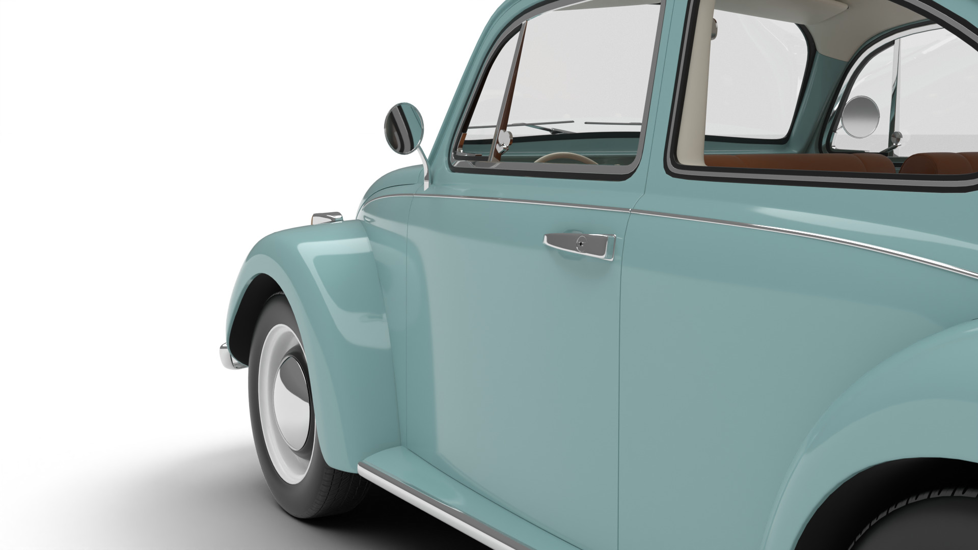 Volkswagen Beetle Type 1 1200 1965 3d model 3D model_17