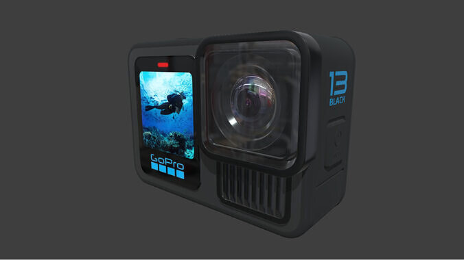 Camera Gopro Hero 13 Free low-poly 3D model