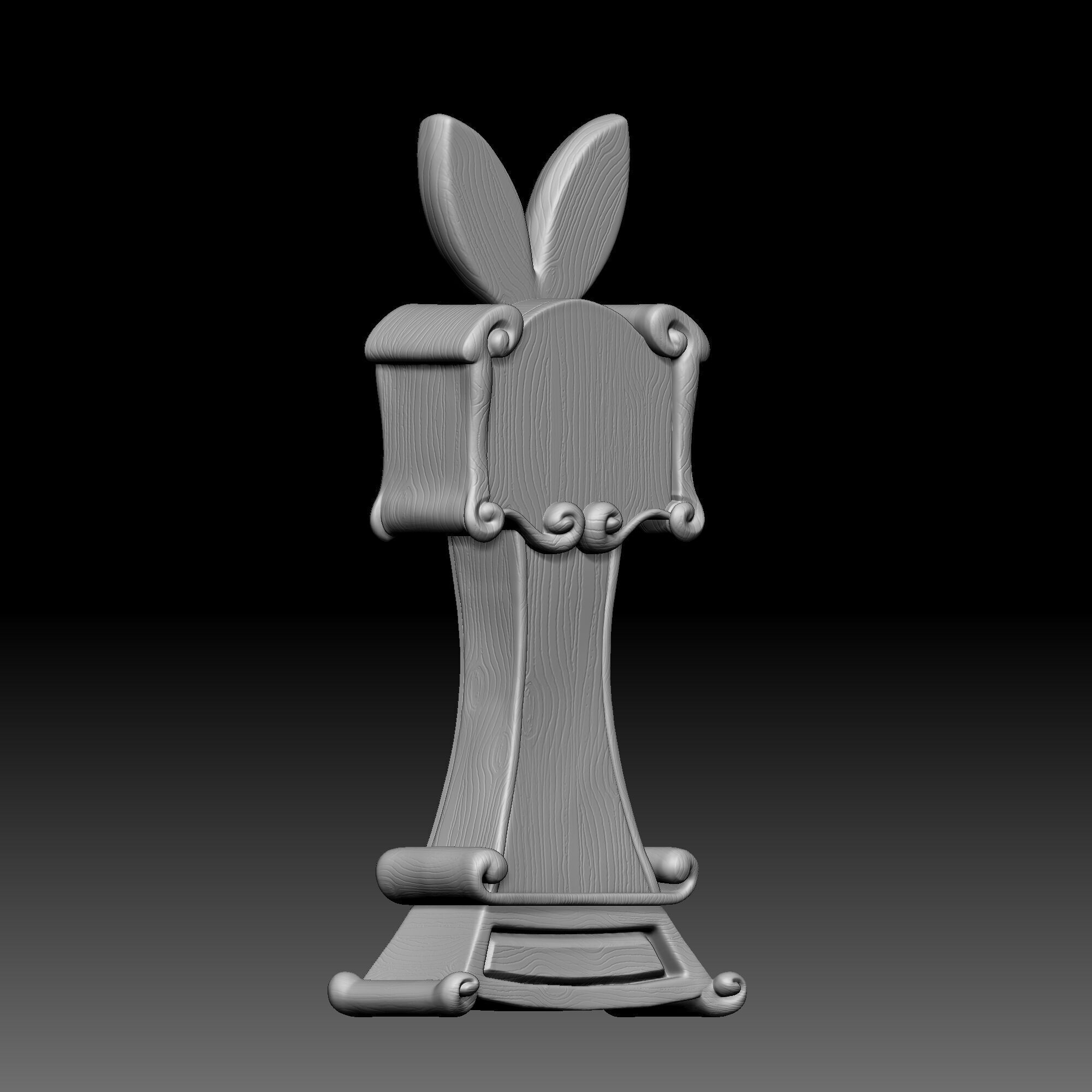 Clock - Alice in Wonderland - 010 3D print model_3