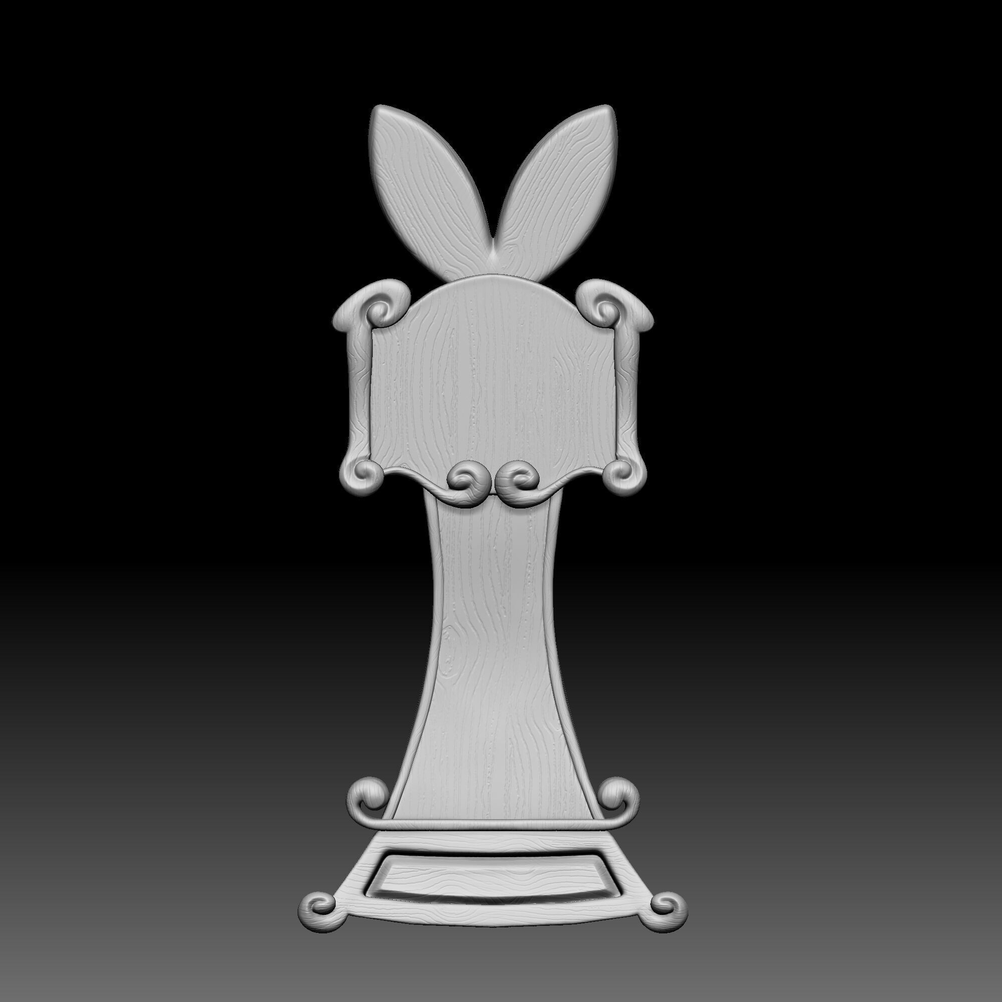 Clock - Alice in Wonderland - 010 3D print model_4