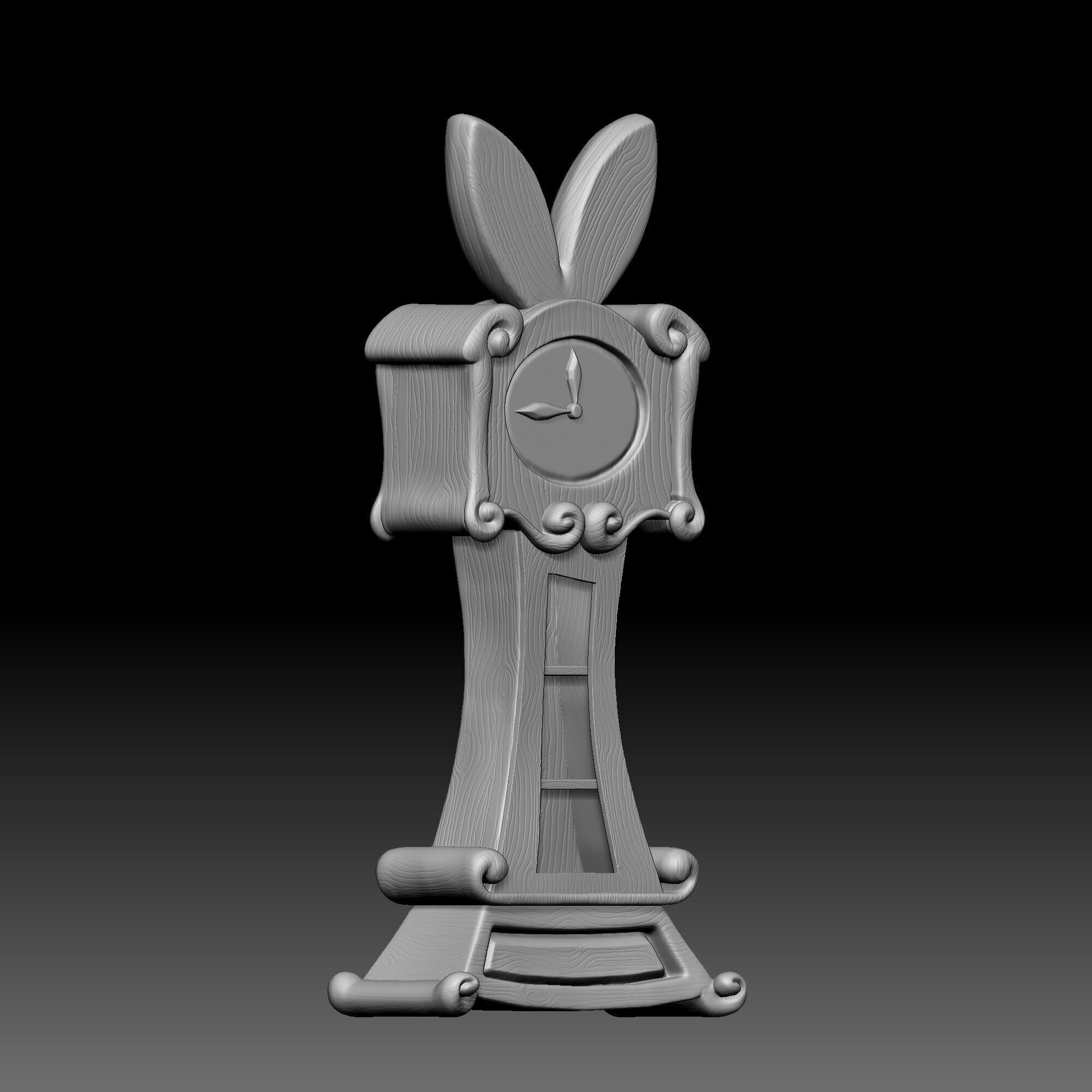 Clock - Alice in Wonderland - 010 3D print model_7