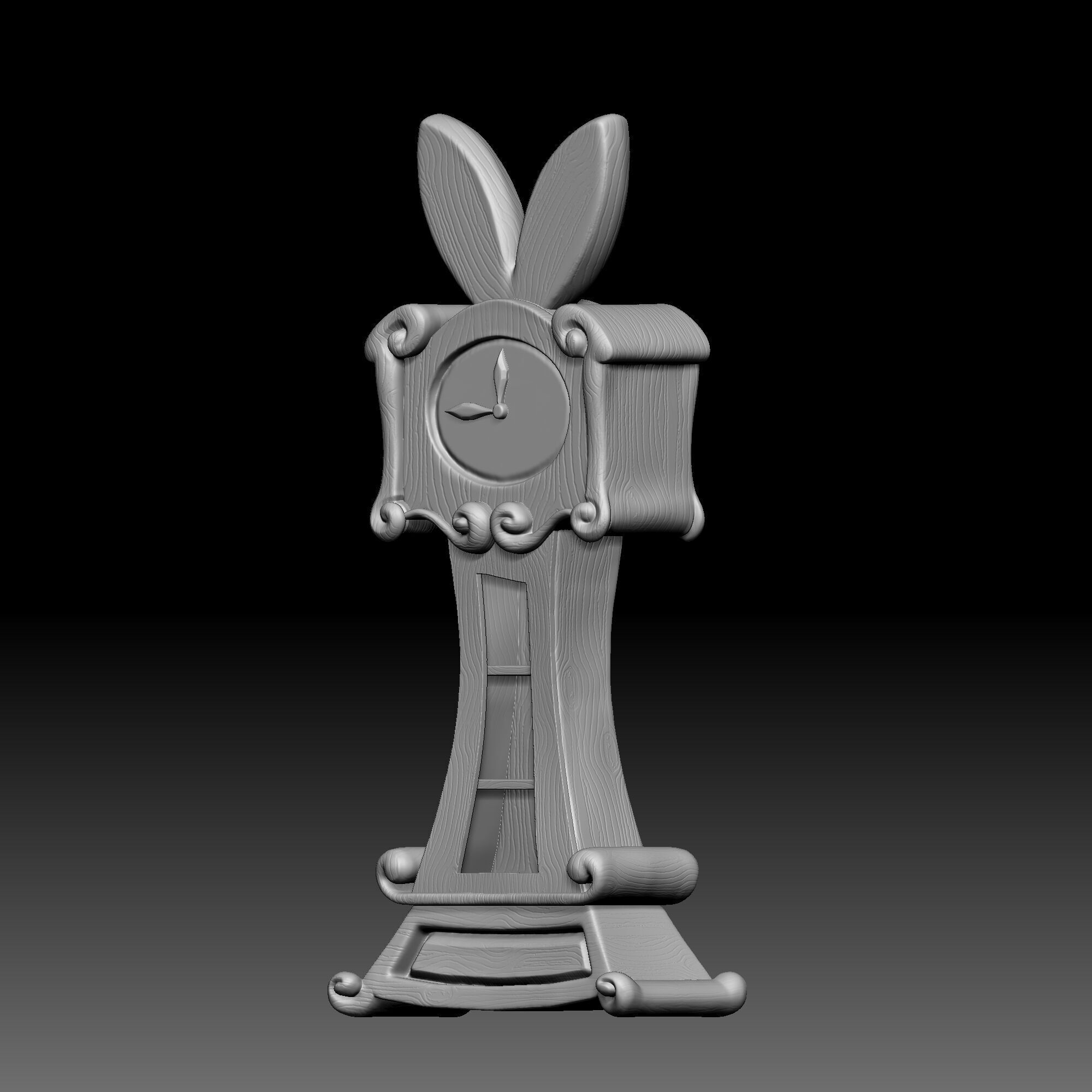 Clock - Alice in Wonderland - 010 3D print model_1