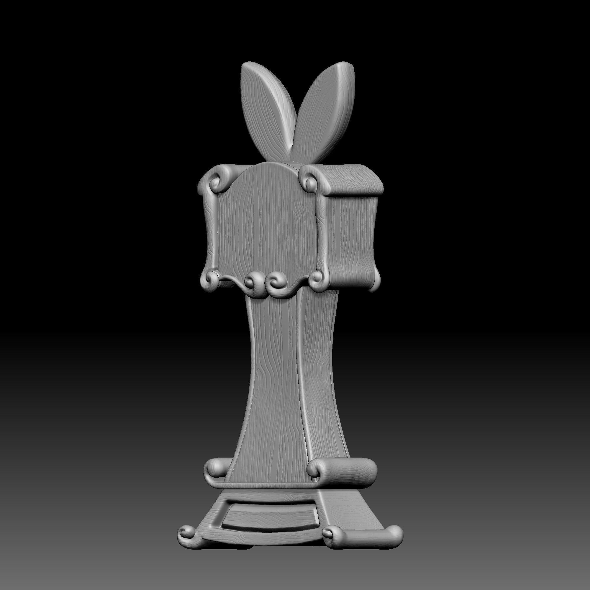 Clock - Alice in Wonderland - 010 3D print model_5