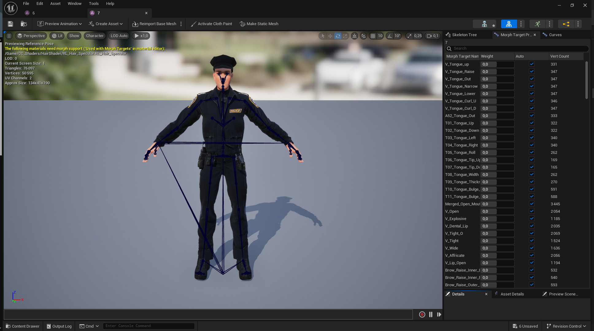 3D Law Enforcement Toon Character Police Officer Low-poly 3D model_27